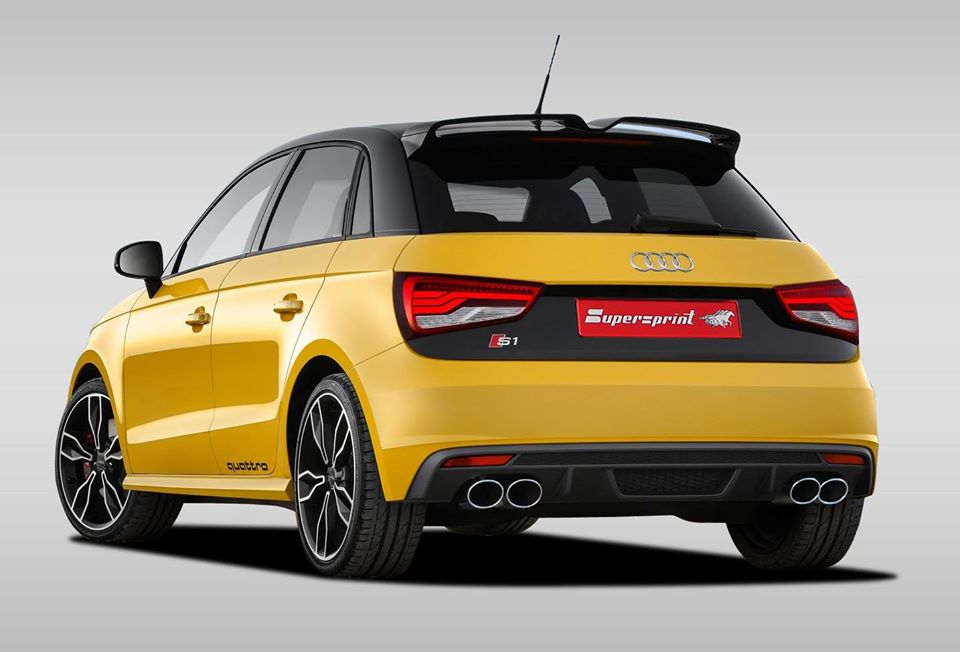 Impianto di scarico per AUDI S1 Quattro 3 Porte / Sportback 2.0 TFSI (231 Hp) '2014 -> (Twin Pipe) (con valvola)