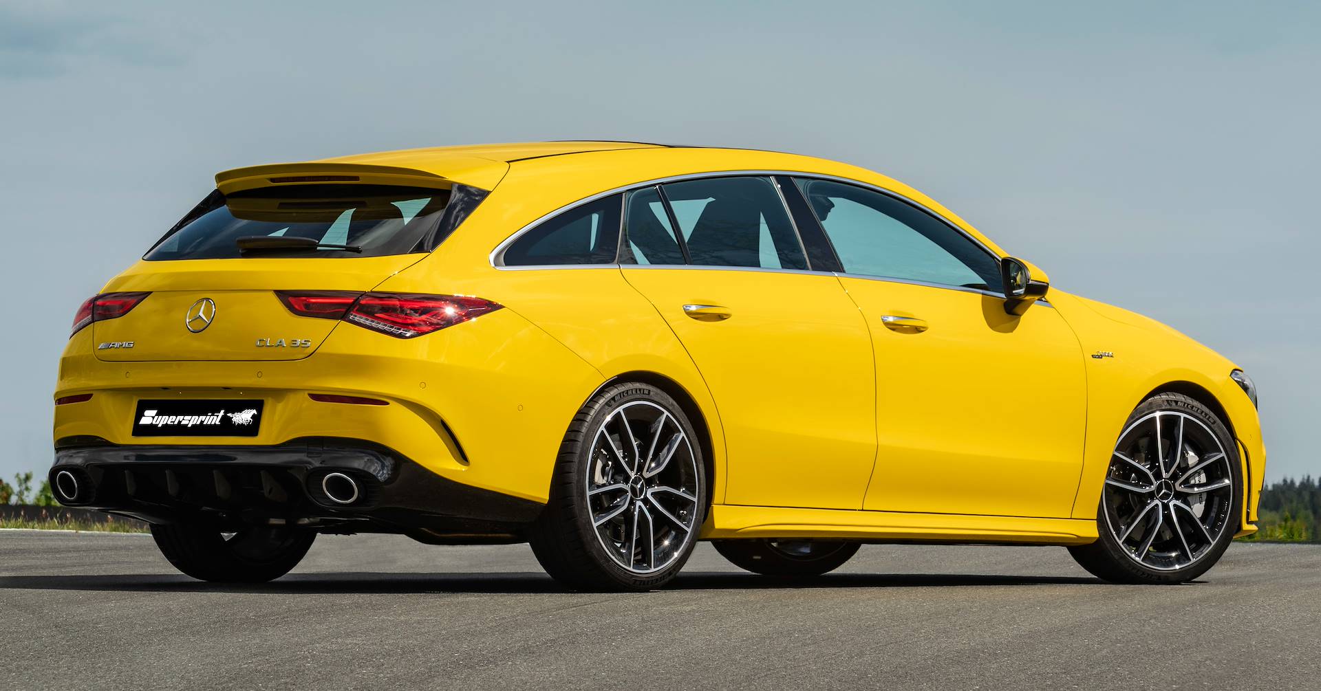 Impianto di scarico per MERCEDES X118 CLA 35 AMG Shooting Brake 4-Matic (2.0T - 306 Hp - Modelli con GPF) 2020 -> (con valvola)