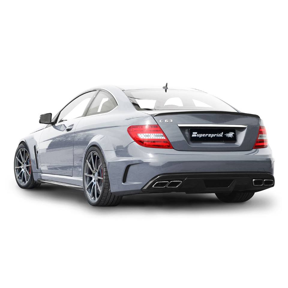 Impianto di scarico per MERCEDES C204 C63 AMG Coupé V8 Black Series (517 Hp) 2011 ->