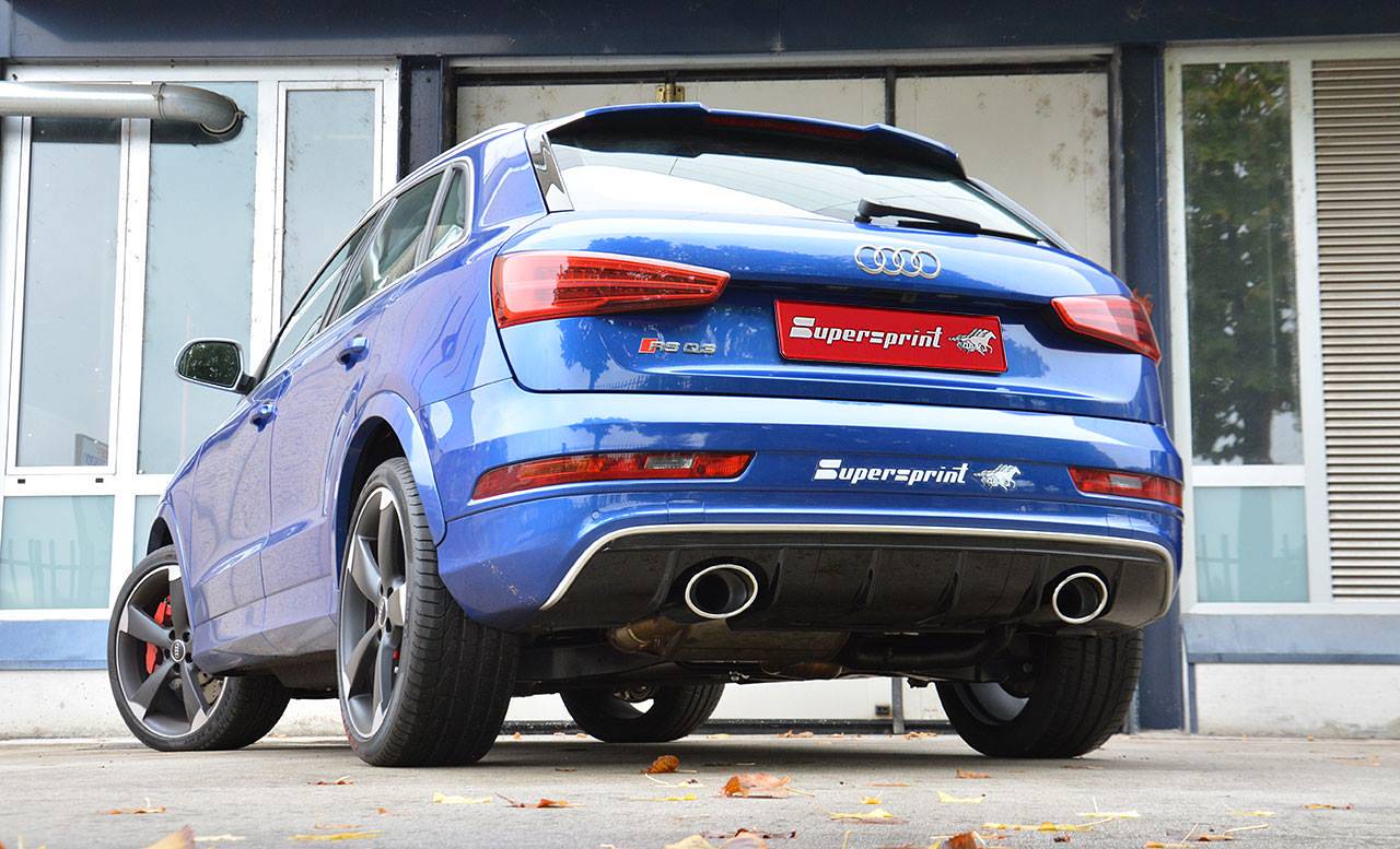 Impianto di scarico per AUDI RS Q3 2.5 TFSI Quattro (367 Hp) 2015 -> 2017 (con valvola)