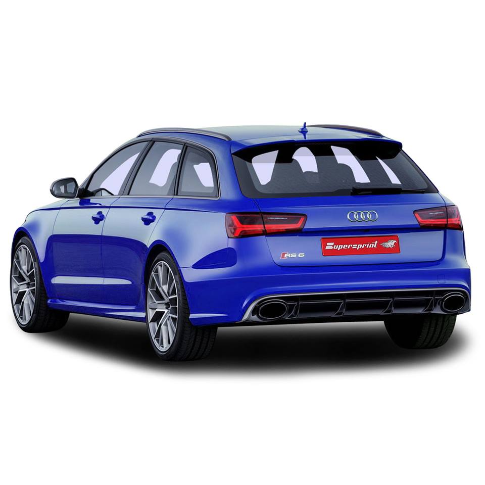 Impianto di scarico per AUDI RS6 C7 4G Performance Facelift (Berlina + Avant) 4.0 TFSi (605 Hp) 2015 -> 2018 (con valvola)