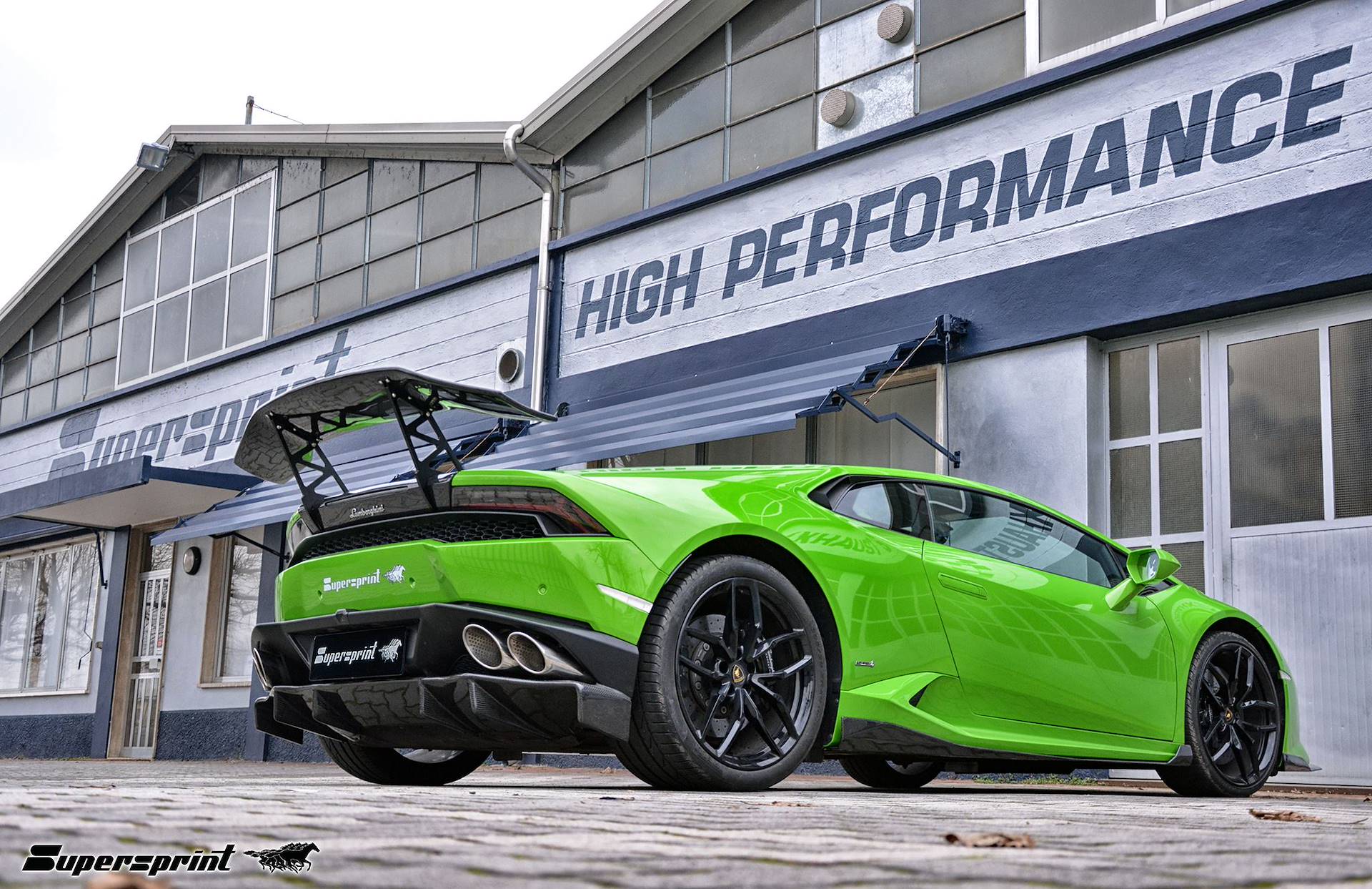 Impianto di scarico per LAMBORGHINI HURACAN LP 610-4 Coupé 5.2i V10 2014 ->