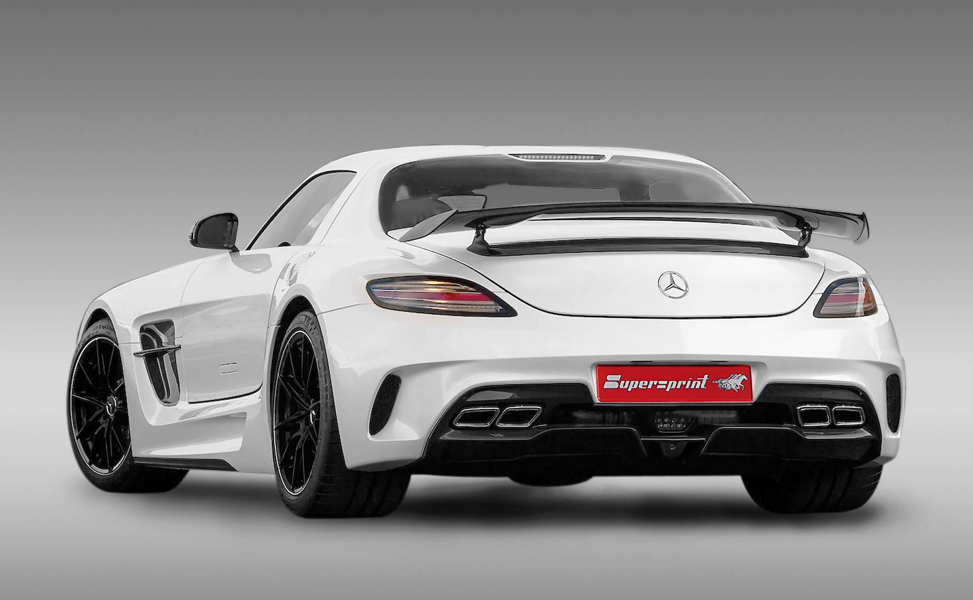 Impianto di scarico per MERCEDES C197 SLS AMG Black Series 6.3i V8 (631 Hp) 2012 ->