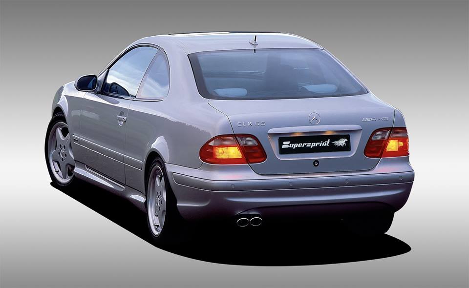 Impianto di scarico per MERCEDES C208 CLK 55 AMG Coupé (347 Hp) '99 -> '02