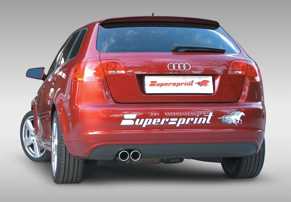 Impianto di scarico per AUDI A3 8P Sportback QUATTRO 3.2i VR6 (250 Hp) '04 ->