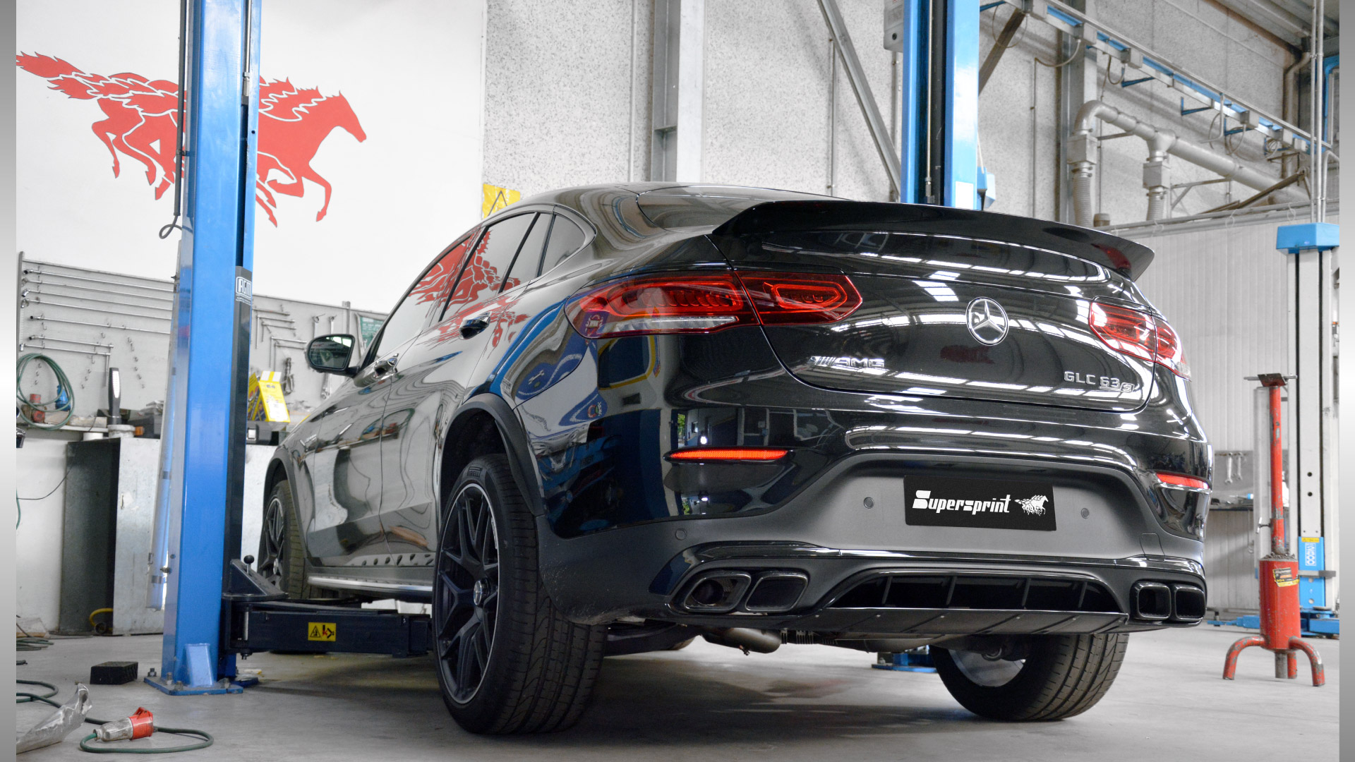 Impianto di scarico per MERCEDES C253 GLC 63 S AMG Coupé 4-Matic