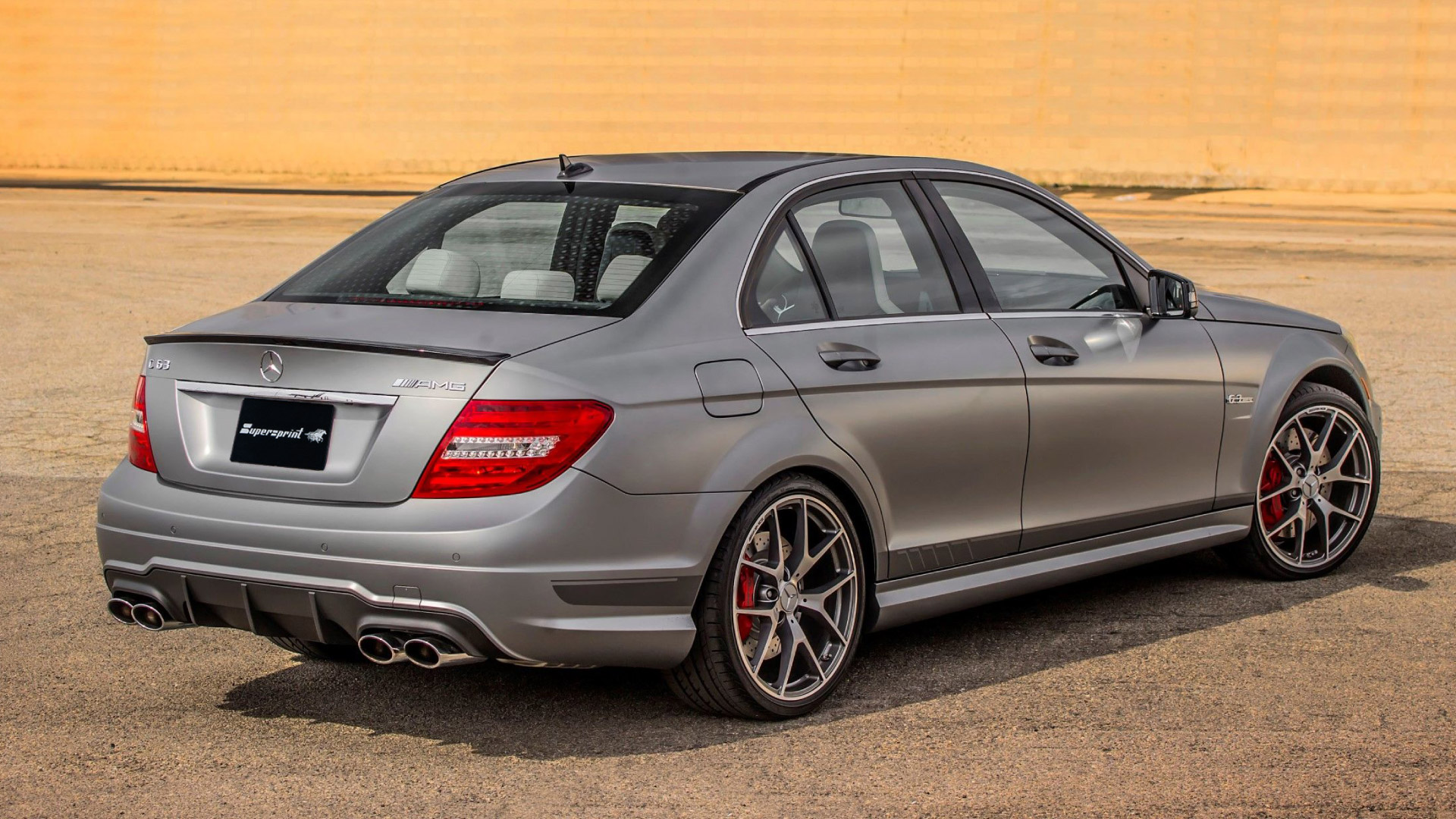 Impianto di scarico per MERCEDES W204 C63 AMG V8 Edition 507 (Berlina - M156 - 507 Hp) 2013 -> 2014