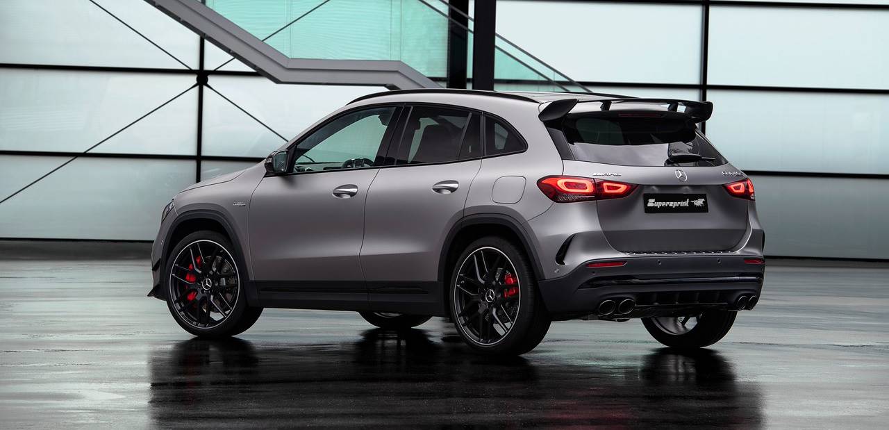 Impianto di scarico per Mercedes GLA 45 S AMG 4matic+