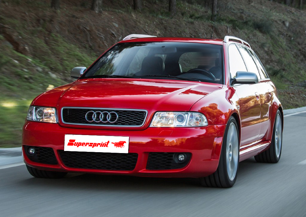 Impianto di scarico per AUDI RS4 QUATTRO 2.7i  V6 (380 Hp)  ' 00 -> ' 02