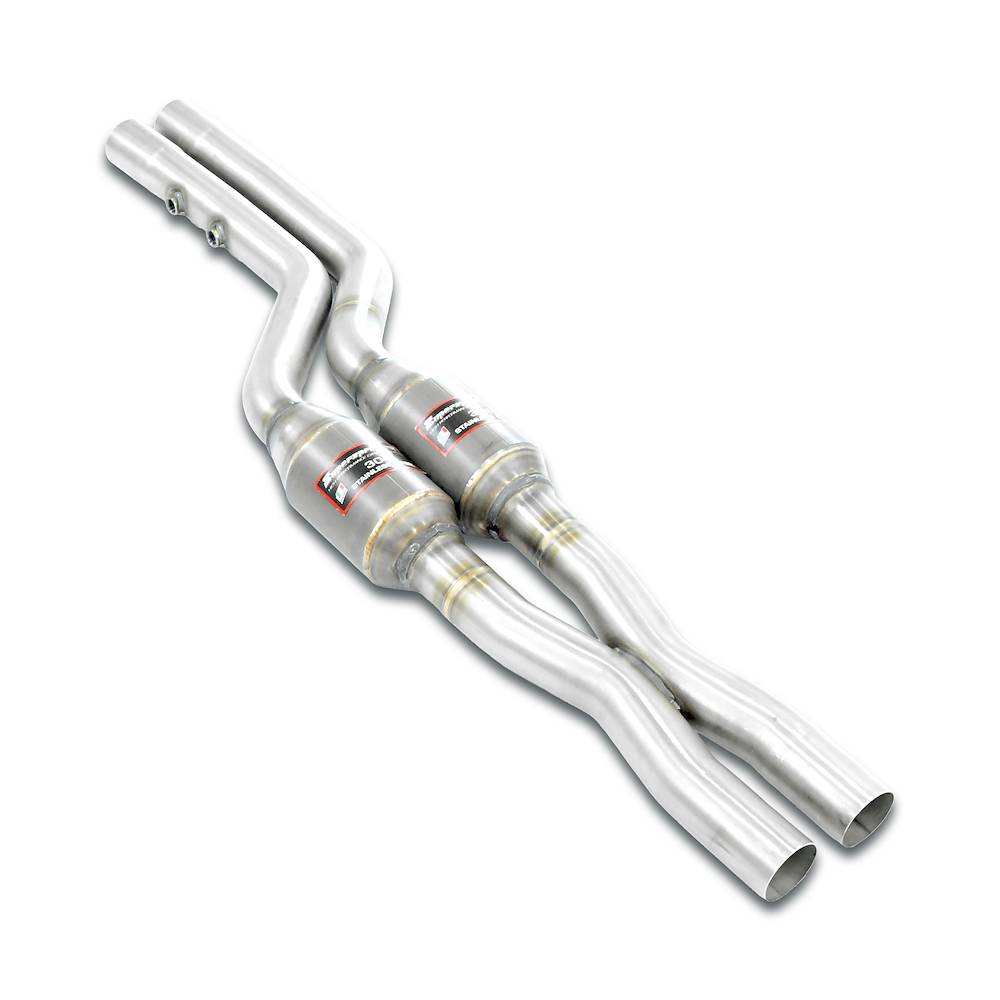 Anteriore "X-Pipe" con catalizzatore metallico destro + sinistro