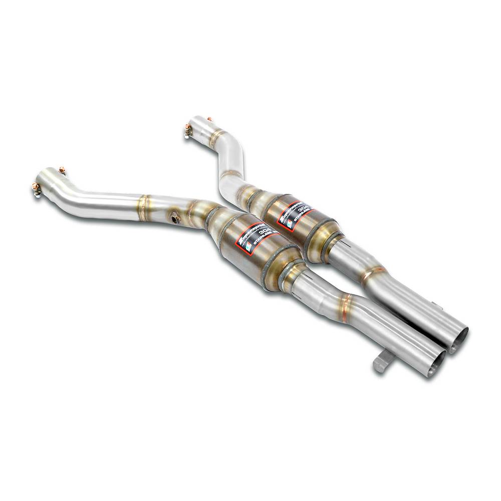 Anteriore con catalizzatore metallico destro + sinistro 100 CPSI