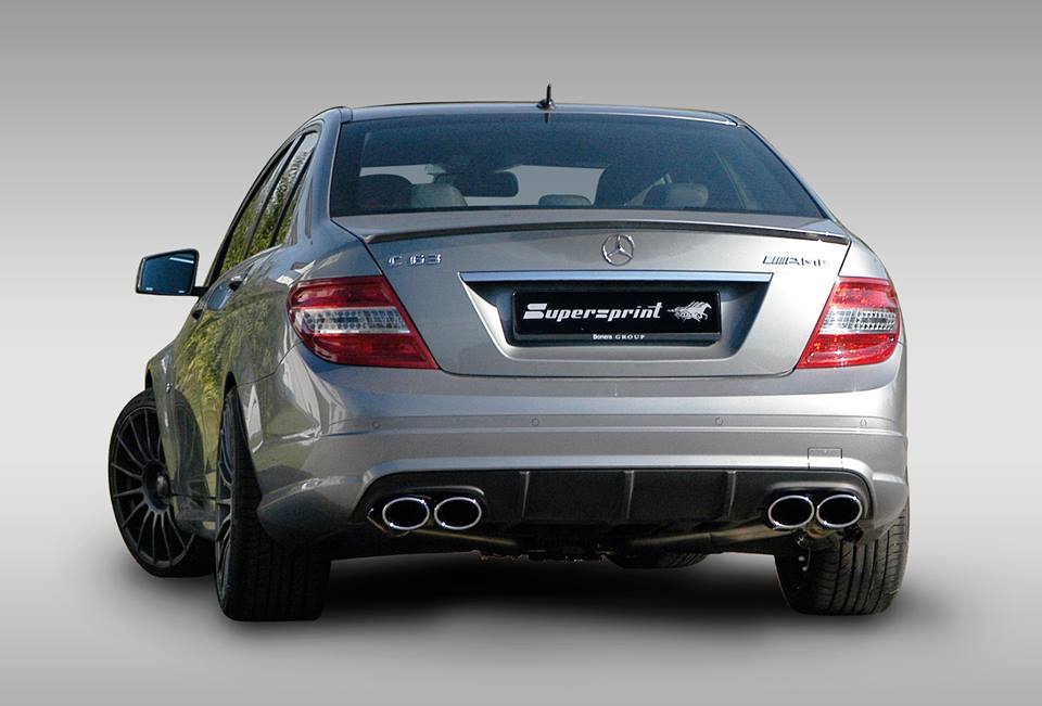 Impianto di scarico per MERCEDES W204 C63 AMG V8 Performance (Berlina + S.W. - M156 - 487 Hp) 2010 ->