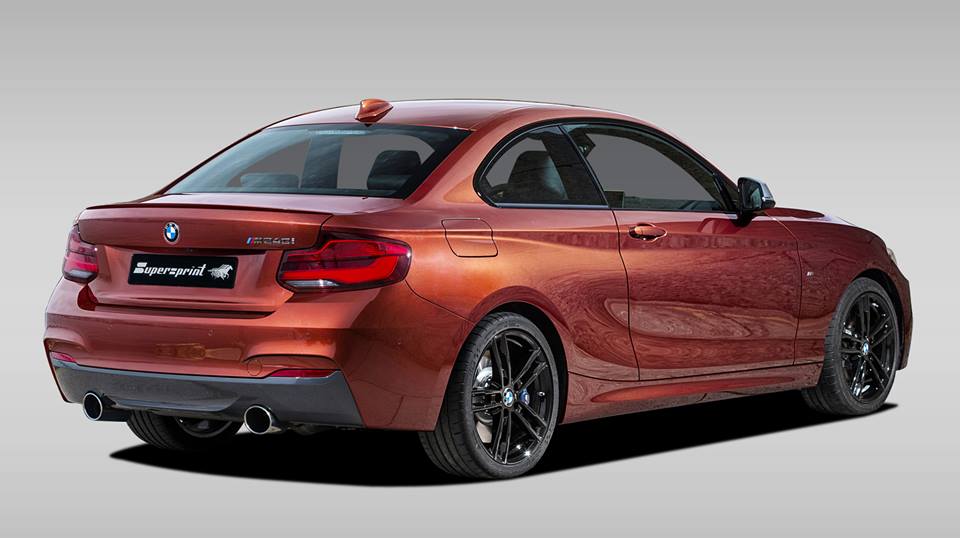 Impianto di scarico per BMW F22 LCI M240i (340 Hp) 2017 -> (con valvola)