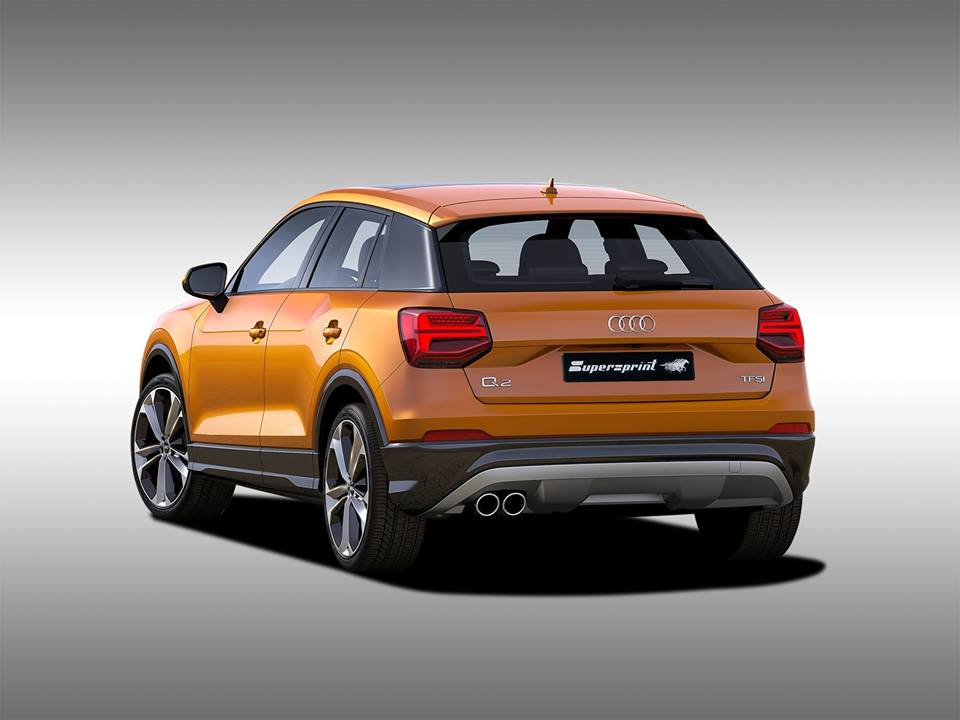 Impianto di scarico per AUDI Q2 QUATTRO 2.0 TFSI (190 Hp) 2017 ->