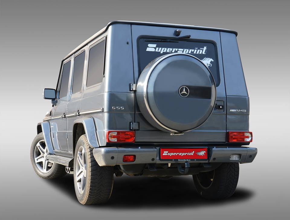 Impianto di scarico per MERCEDES W463 (4-porte) G55 AMG V8 Kompressor 2004 -> 2012
