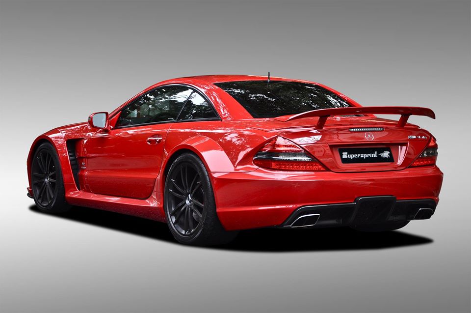 Impianto di scarico per MERCEDES R230 SL 65 AMG Black Series V12 Bi-Turbo '08 -> '09 (670 Hp)