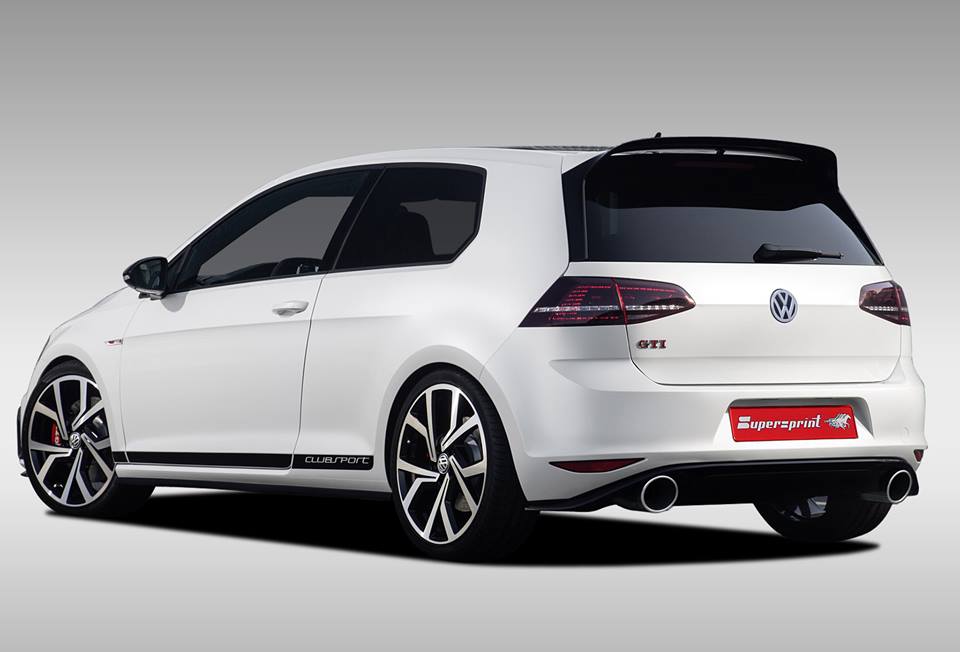 Impianto di scarico per VW GOLF VII GTI Clubsport S 2.0 TSI (310 Hp) 2016 -> 2018 (Ø76mm)