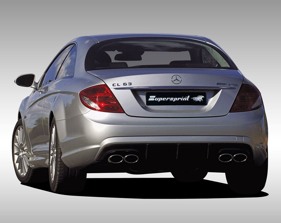 Impianto di scarico per MERCEDES C216 CL 63 AMG 6.2 V8 (M156 - 525 Hp) 2007 -> 2010