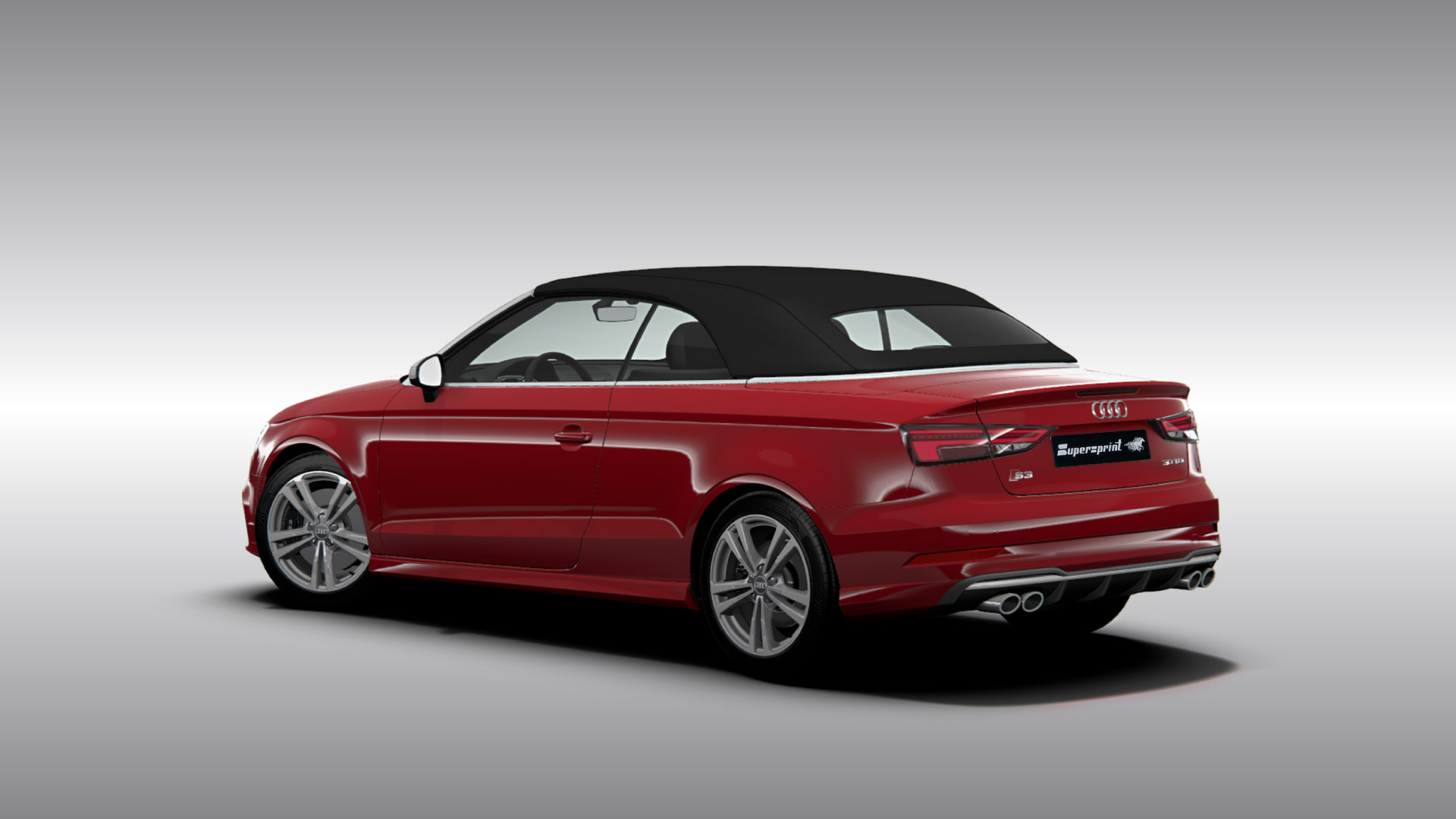 Impianto di scarico per AUDI S3 8V Cabrio QUATTRO 2.0 TFSI (300 Hp - modelli con GPF) 2019 -> 2020 Twin Pipe 
