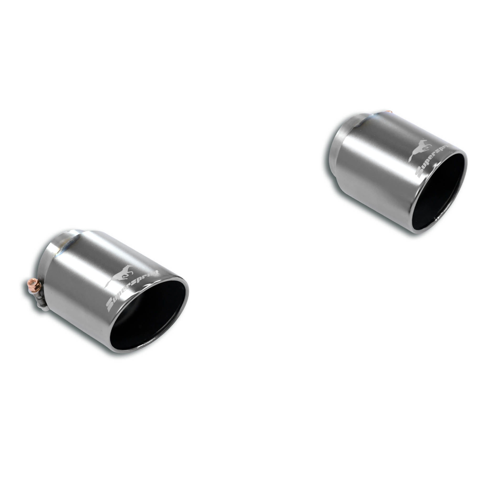 Kit terminali Destro O100 - Sinistro O100 "Gun Metal Grey"