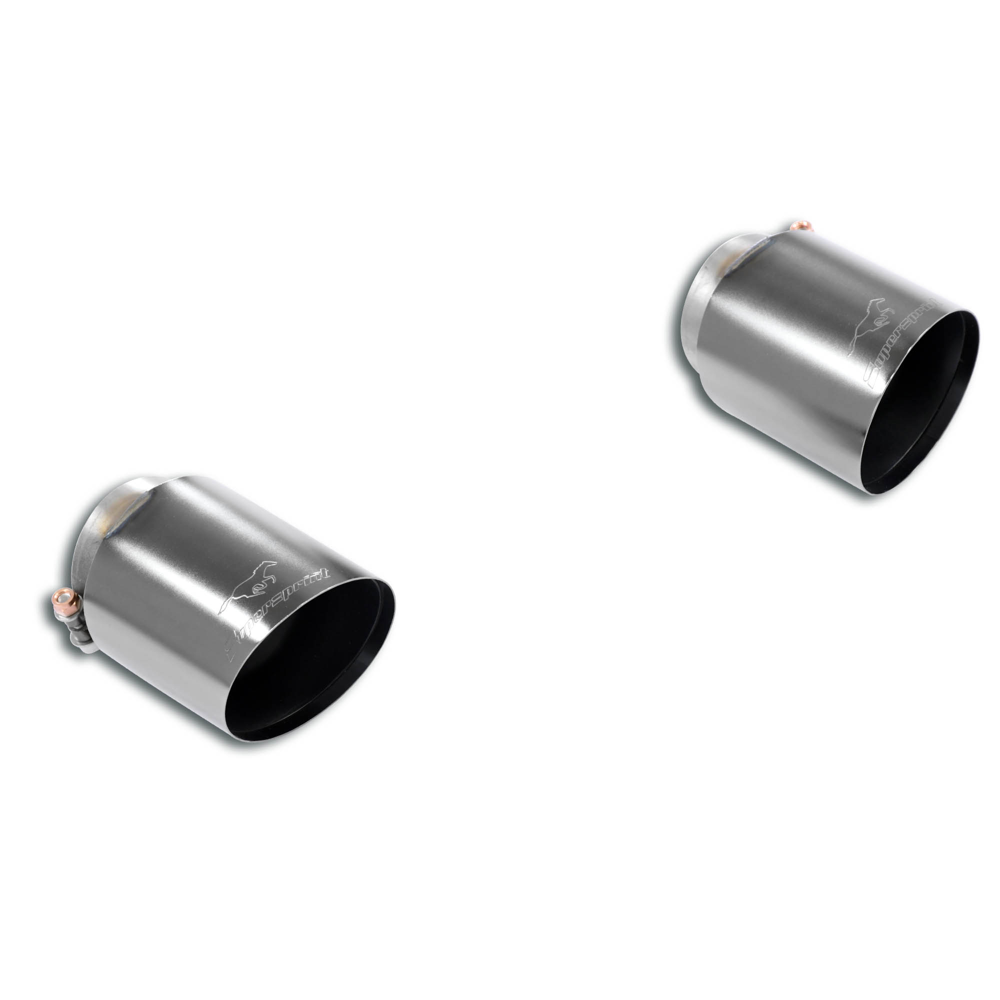 Kit terminali "Race-Gun Metal Grey" Destro O100 - Sinistro O100