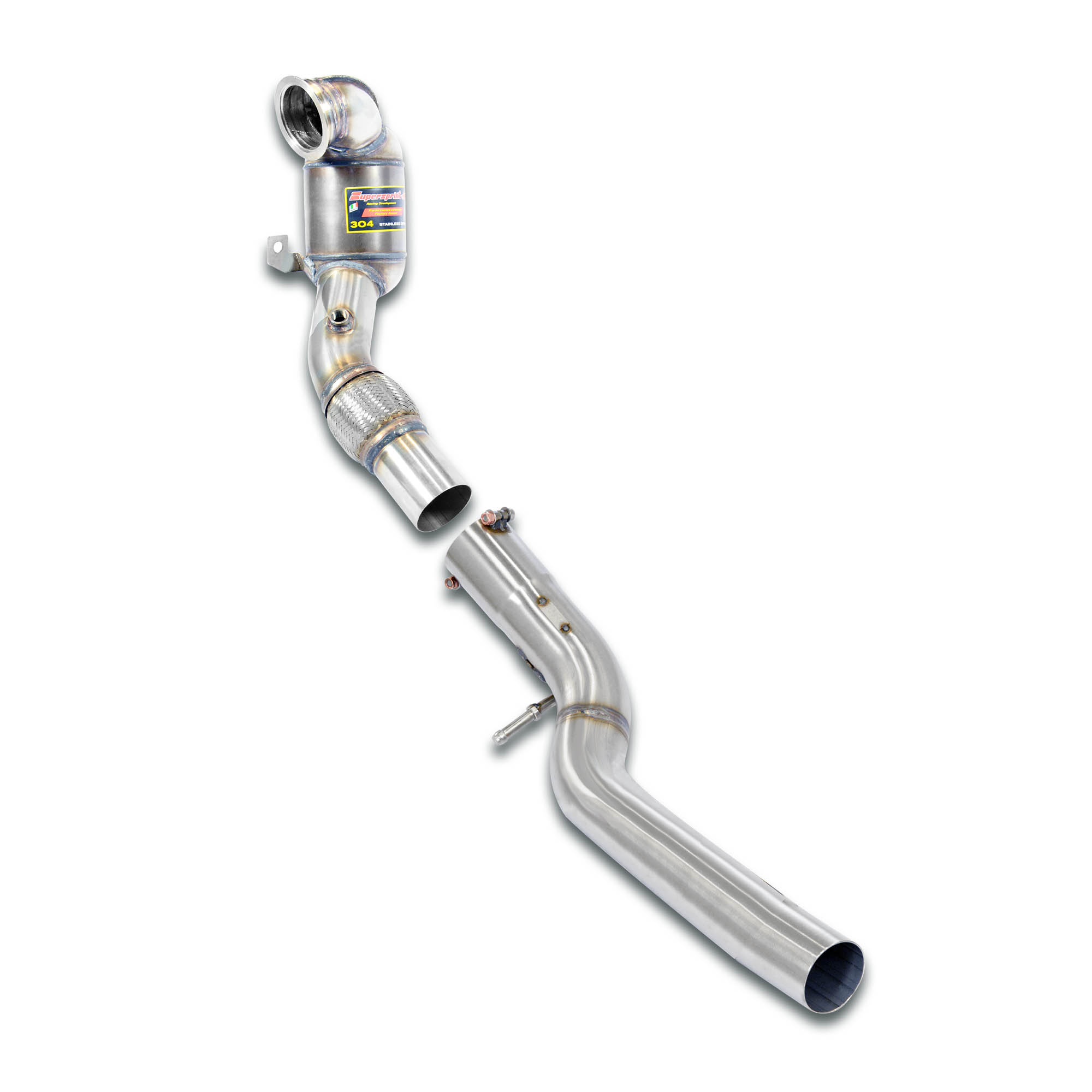 Tubo turbina con catalizzatore metallico 200 CPSI