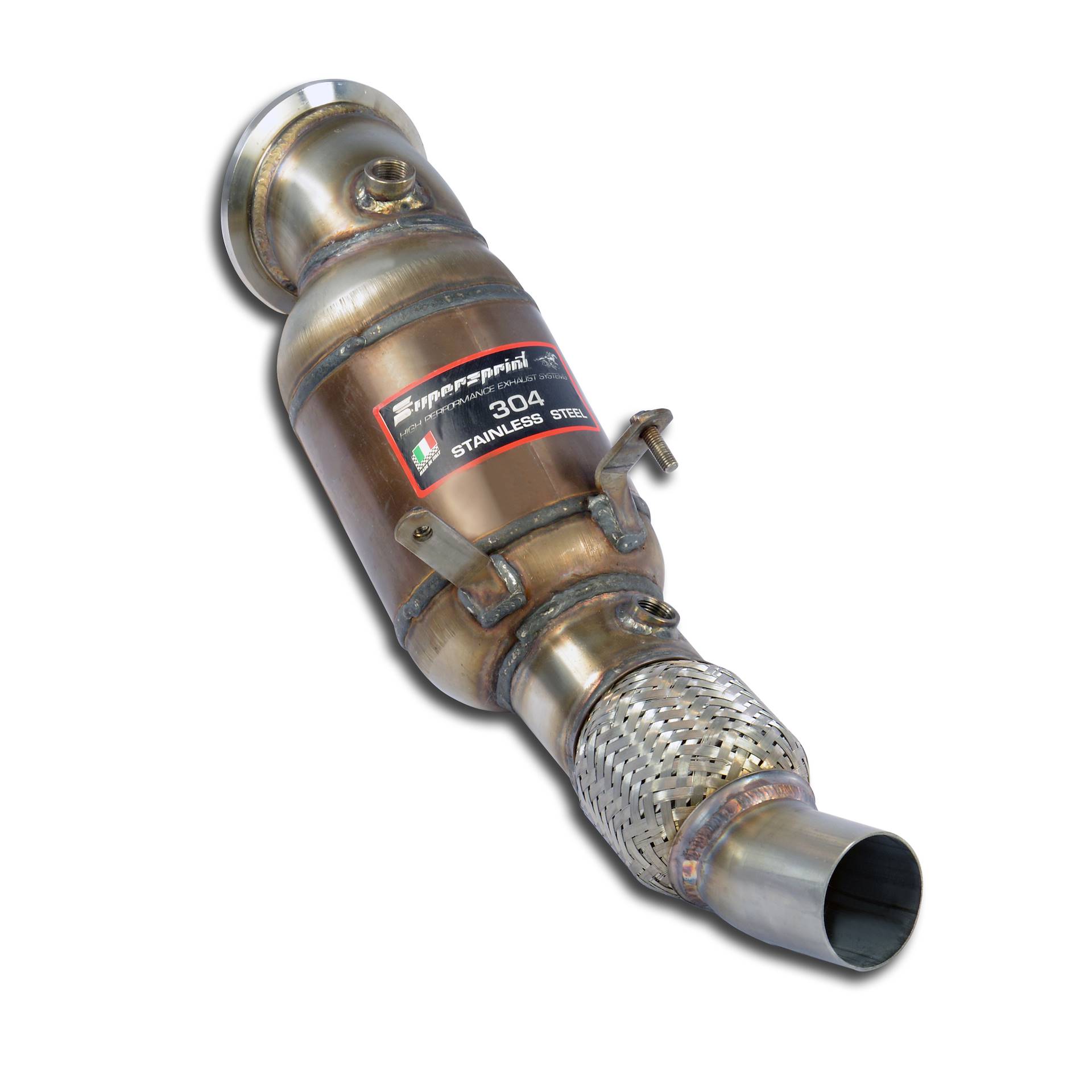 Downpipe + Catalizzatore metallico 200CPSI