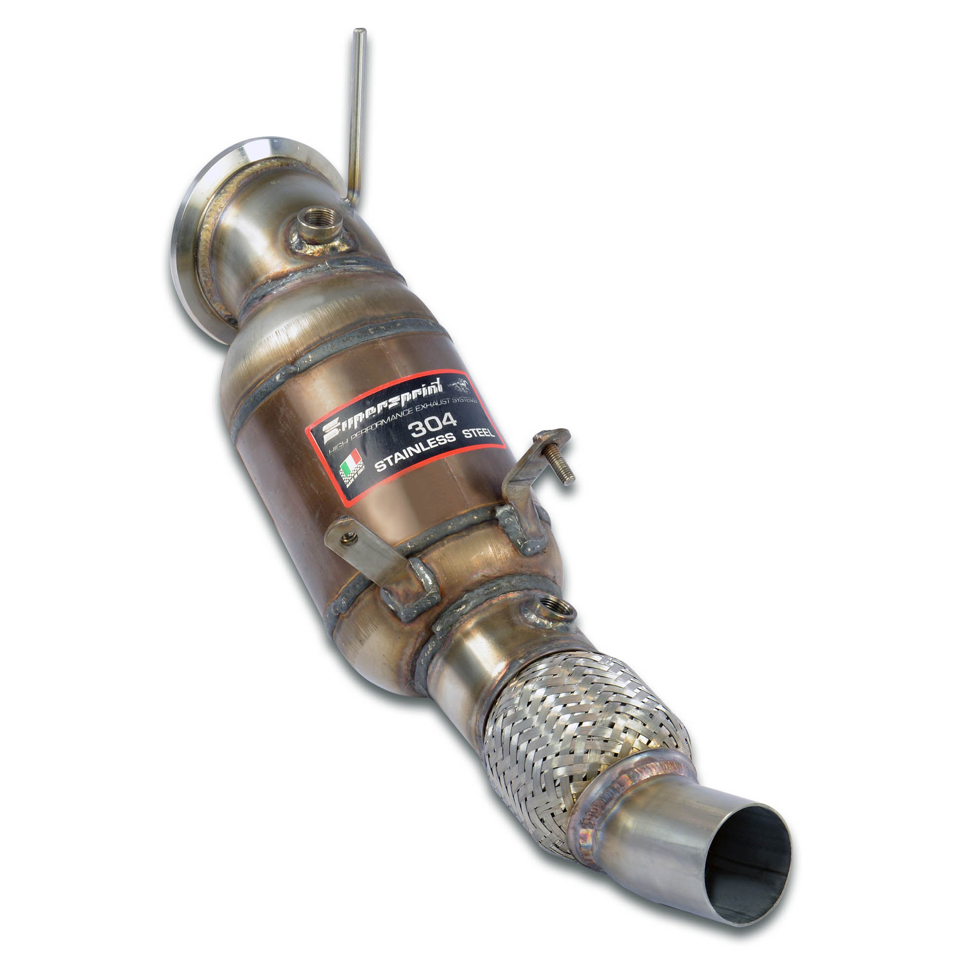 Downpipe + Catalizzatore metallico 200CPSI