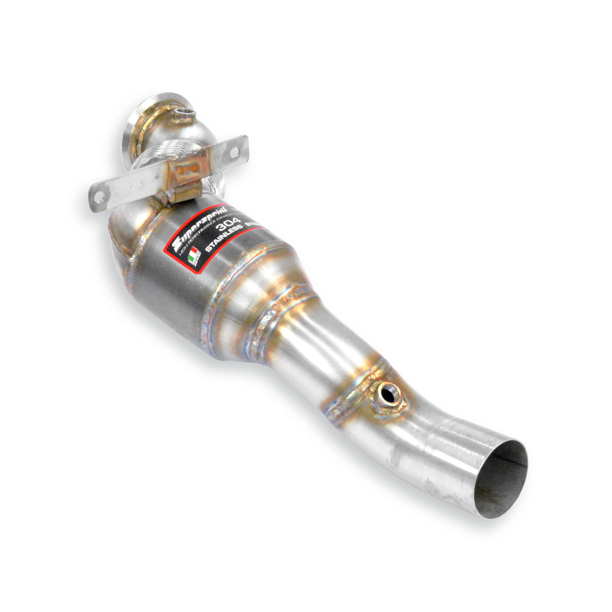 Downpipe Destro + catalizzatore metallico  