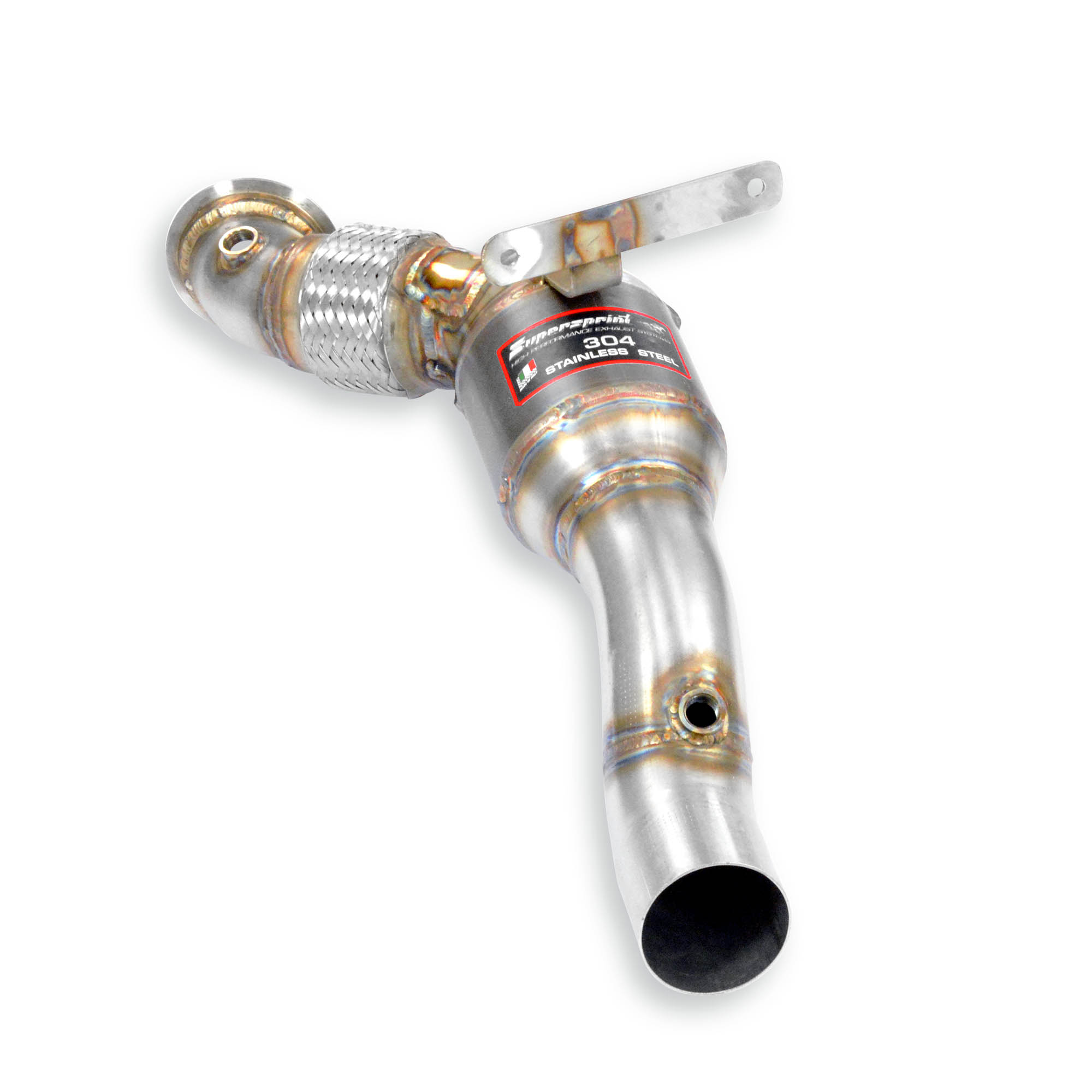 Downpipe Sinistro + catalizzatore metallico  