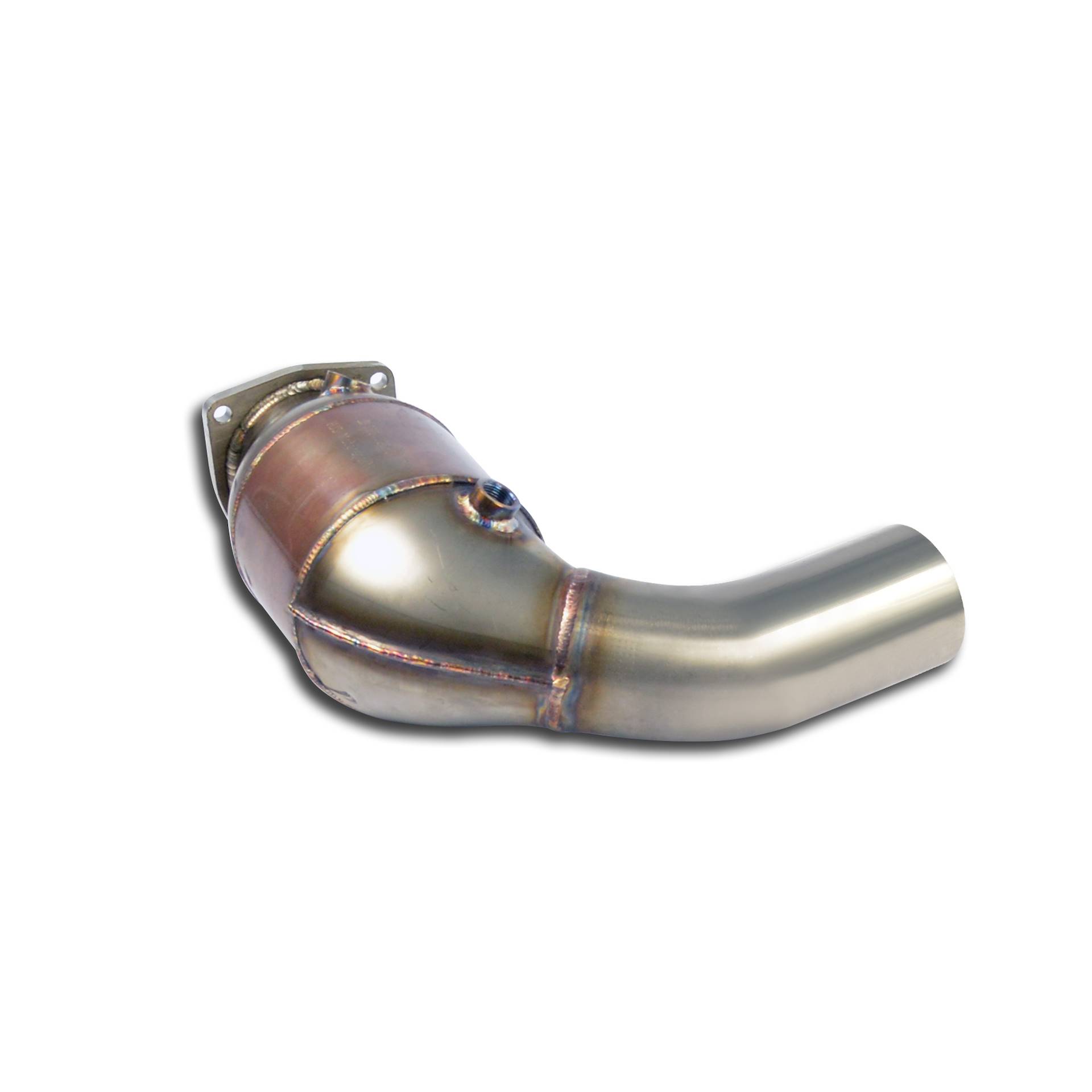 Scarico anteriore Sinistro con catalizzatore metallico 100CPSI