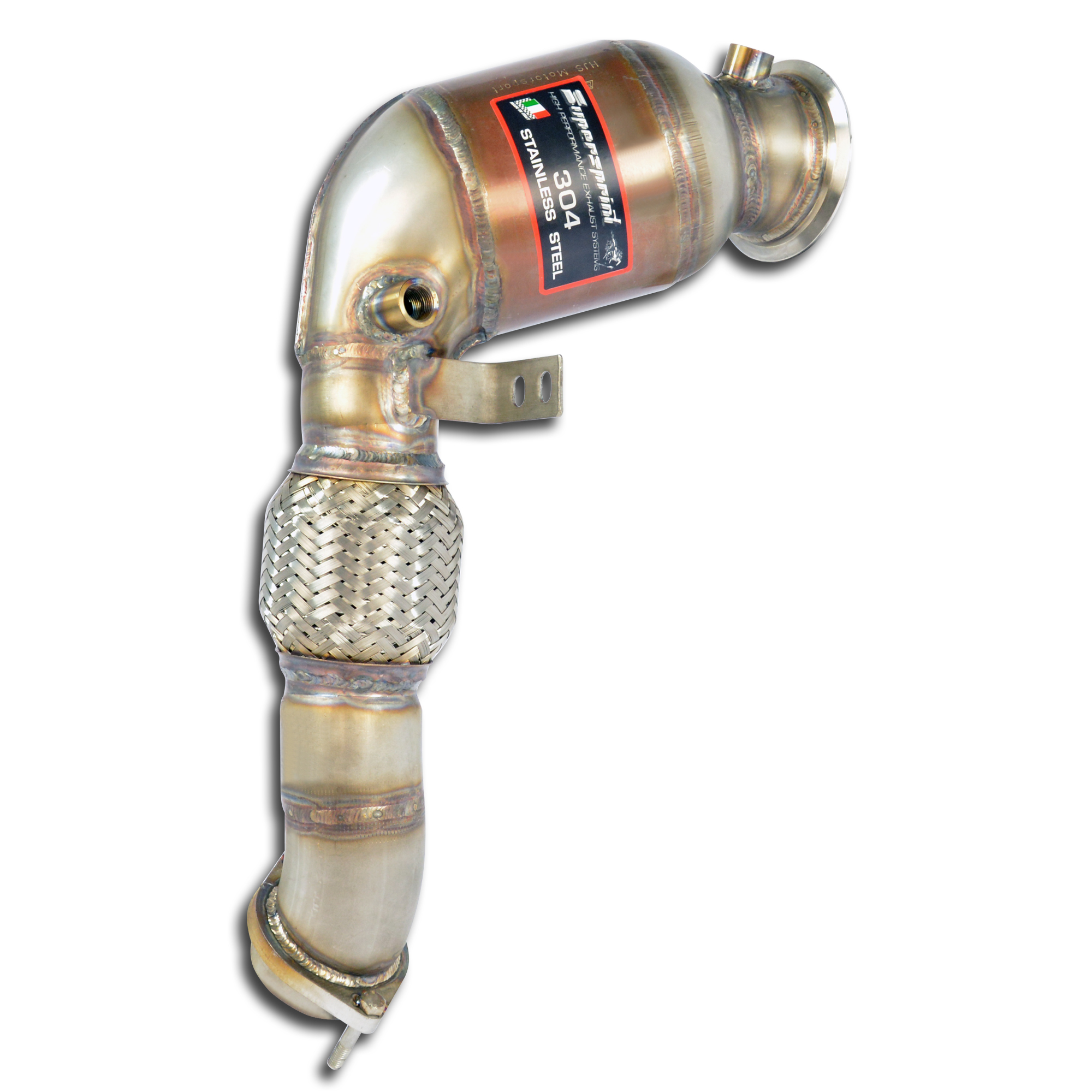 Kit tubo turbina + Catalizzatore destro