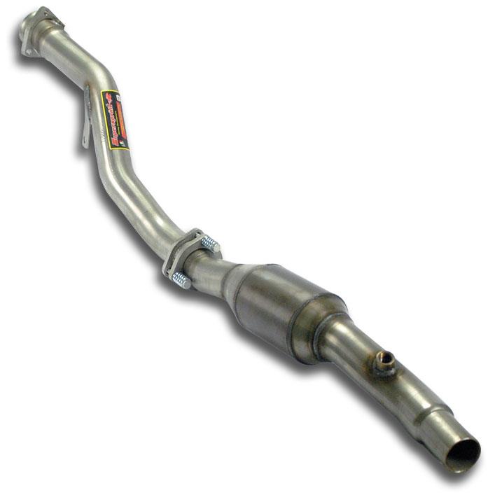 Downpipe sinistro + Catalizzatore metallico