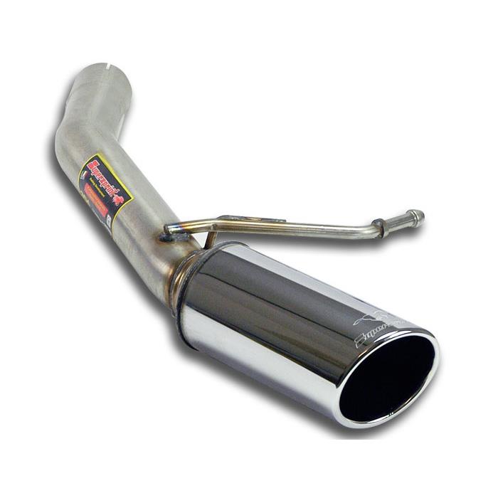 Tubo posteriore sinistro O100<br>(Elimina silenziatore posteriore di serie)