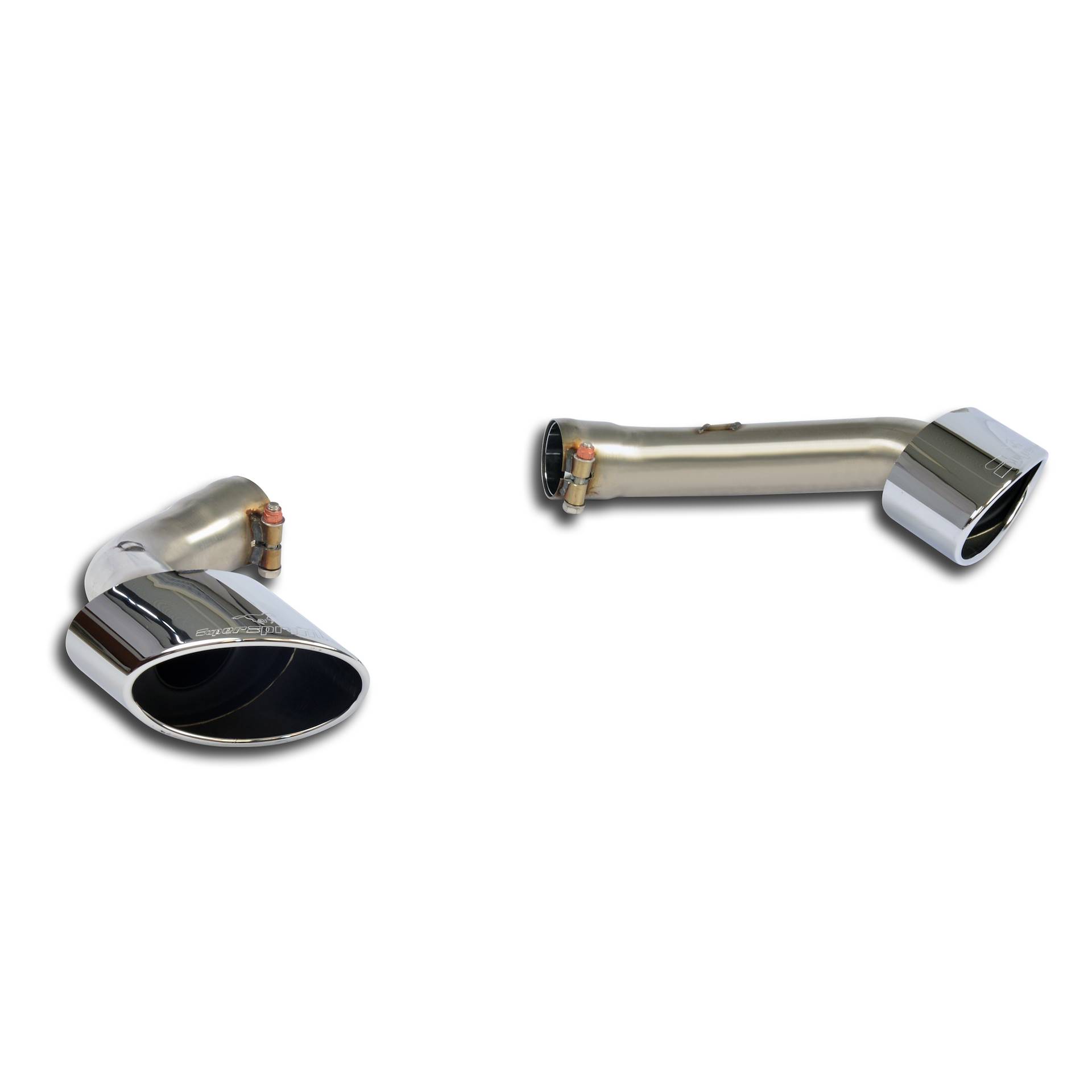 Kit teminali destro + sinistro 150x105<br>(Per spoiler paraurti serie)