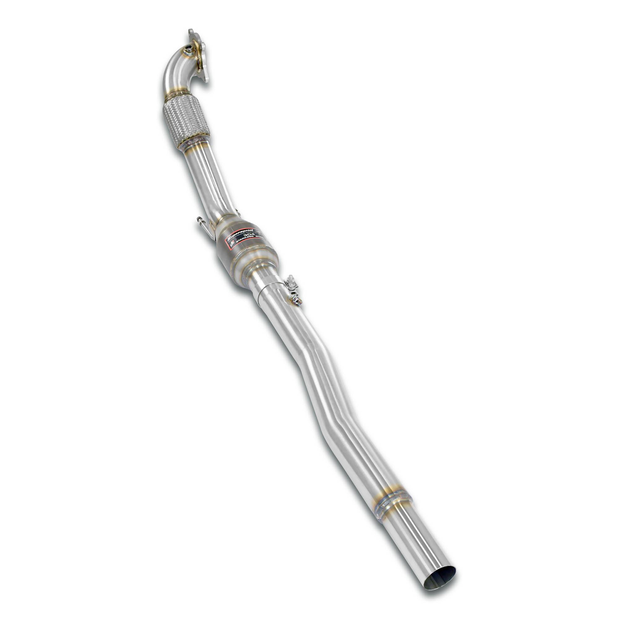 Kit tubo turbina + Catalizzatore metallico 200 CPSI