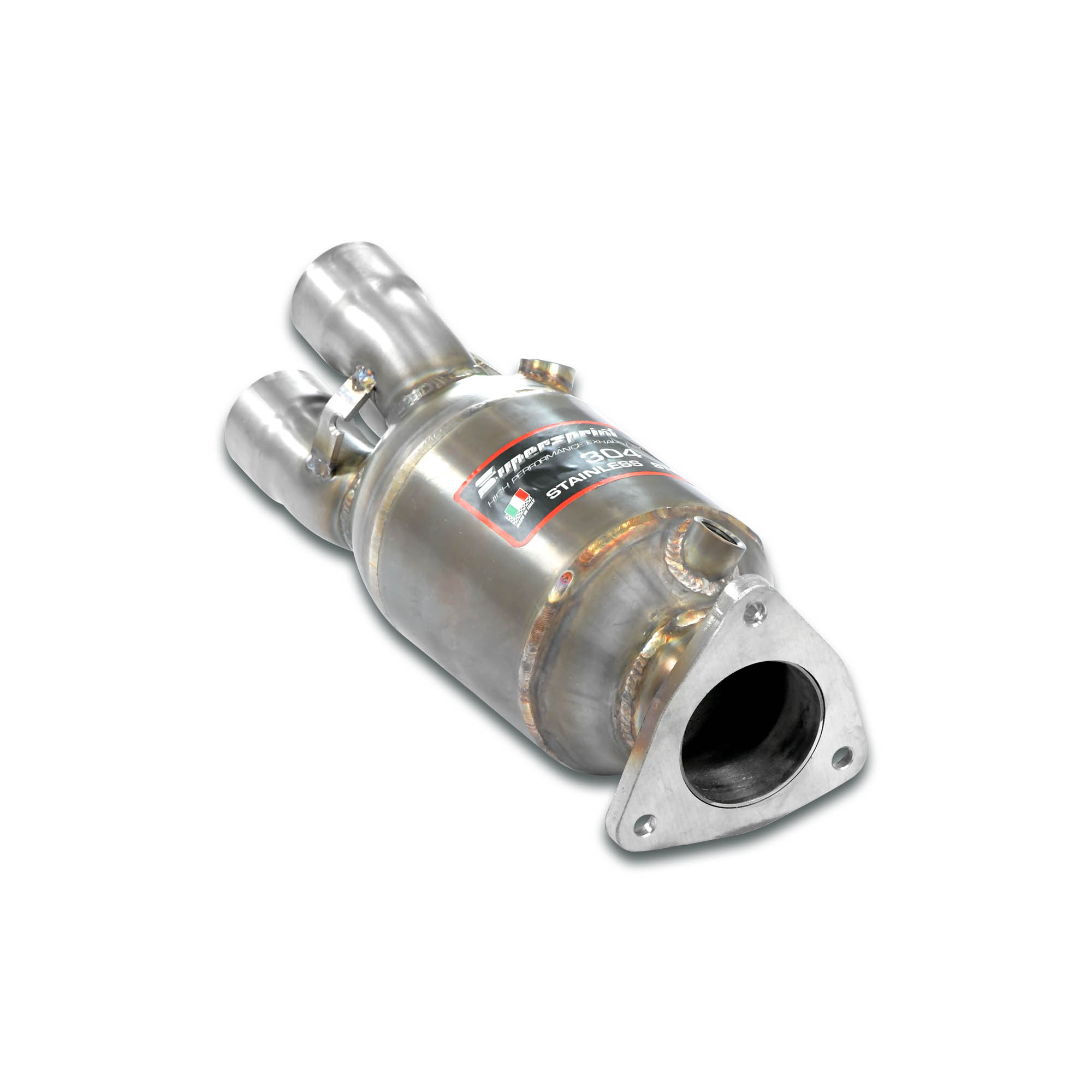 Anteriore Sinistro con catalizzatore metallico