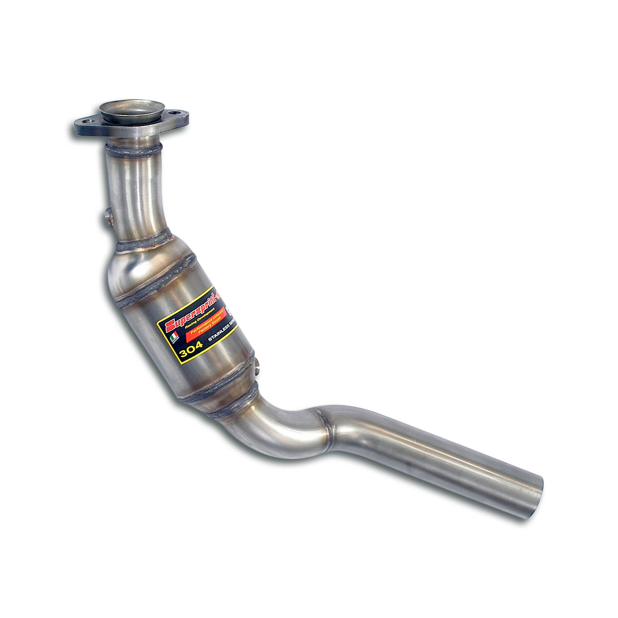 Downpipe Sinistro + Catalizzatore metallico