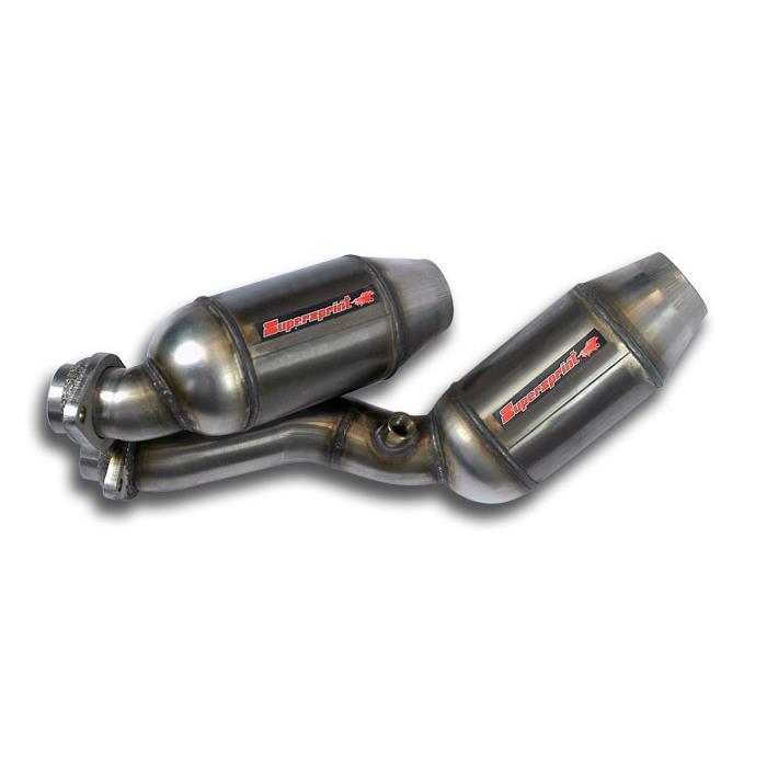 Kit catalizzatori HJS, 100CPSI per collettore di serie<br>(collegamento a saldare)