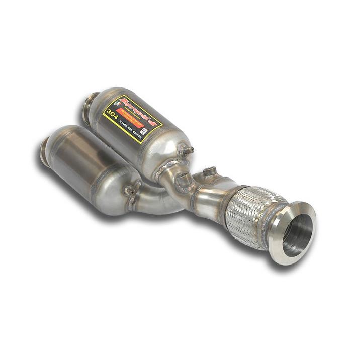"Y-Pipe" destro con catalizzatore metallico