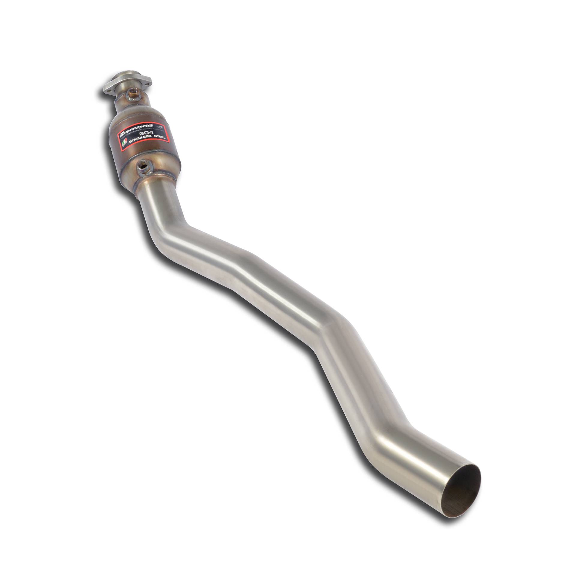 Kit tubo turbina + Catalizzatore metallico destro