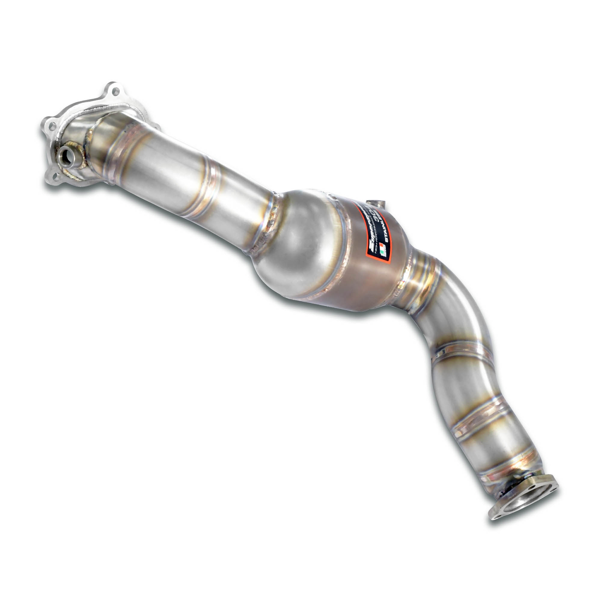 Downpipe Sinistro + Catalizzatore metallico