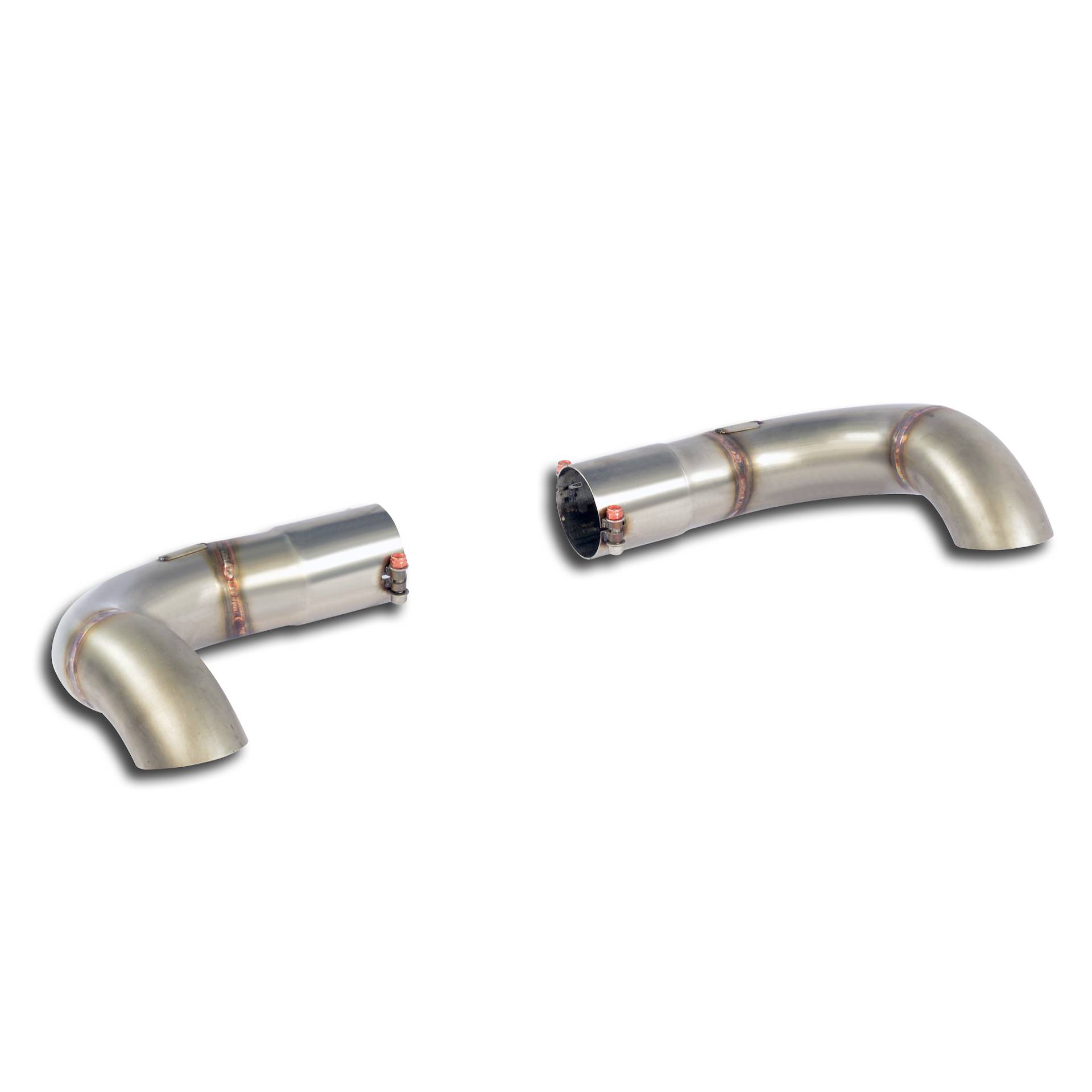 Kit tubi uscita Destro - Sinistro "Stealth" per paraurti + diffusore di serie<br>(Turned down)