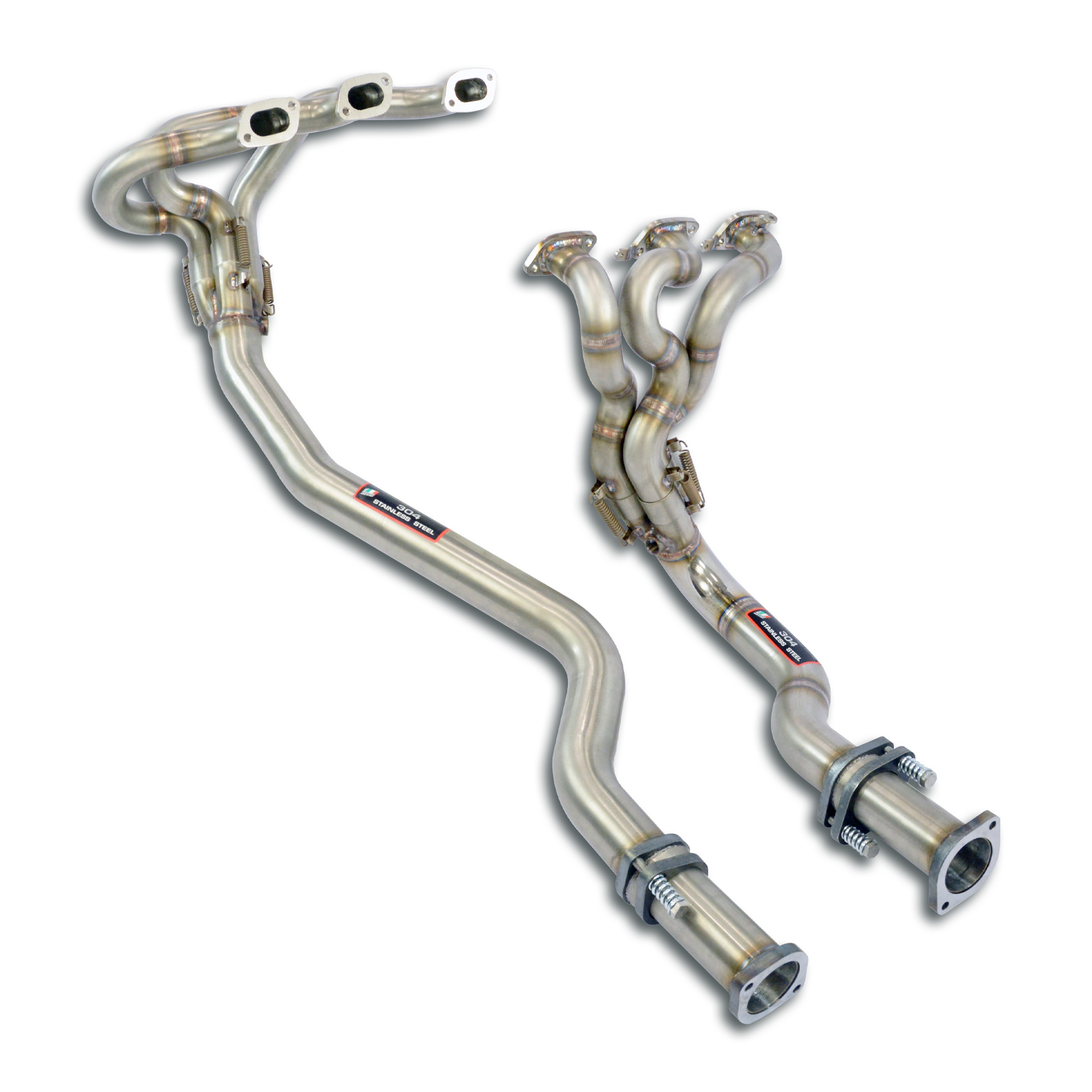 Collettore acciaio inox + kit tubi collegamento.