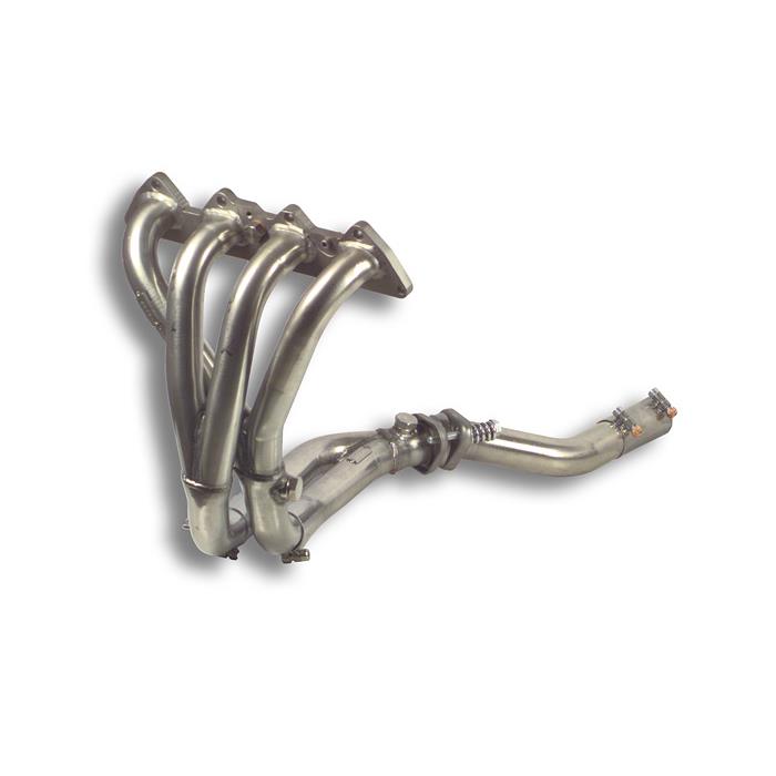 Collettore acciaio inox per catalizzatore di serie.