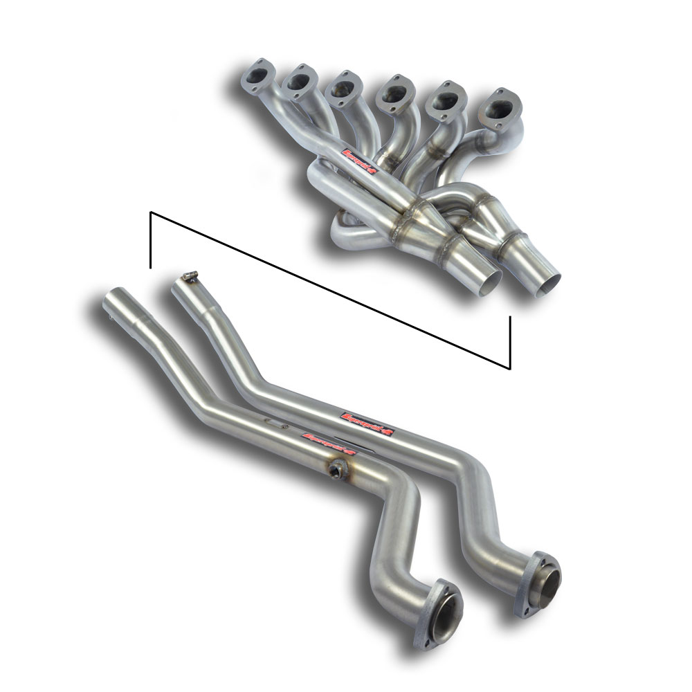 Collettore Inox + tubi di collegamento<br>(Guida a sinistra)