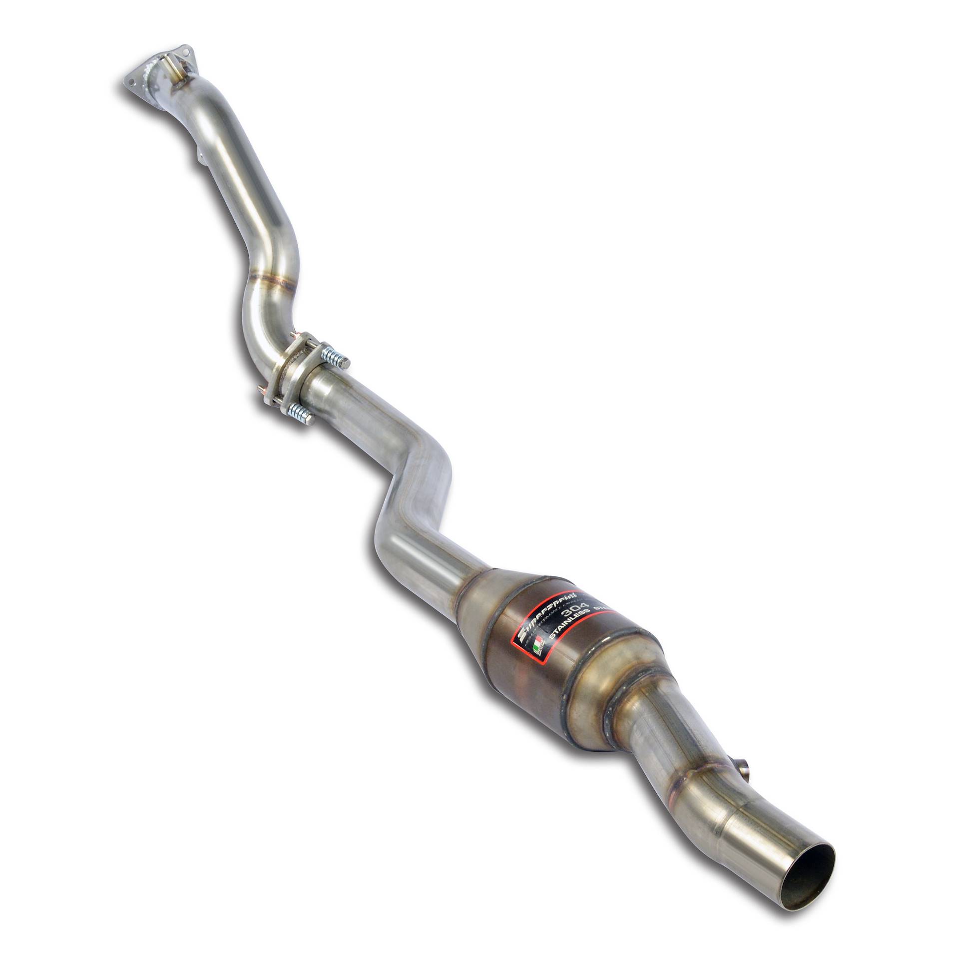 Tubo collegamento destro + Catalizzatore metallico