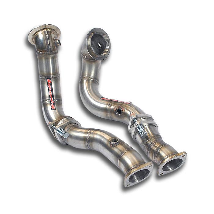 Kit downpipe Destro - Sinistro con giunto compensatore<br>(sostituisce pre-catalizzatore principale)