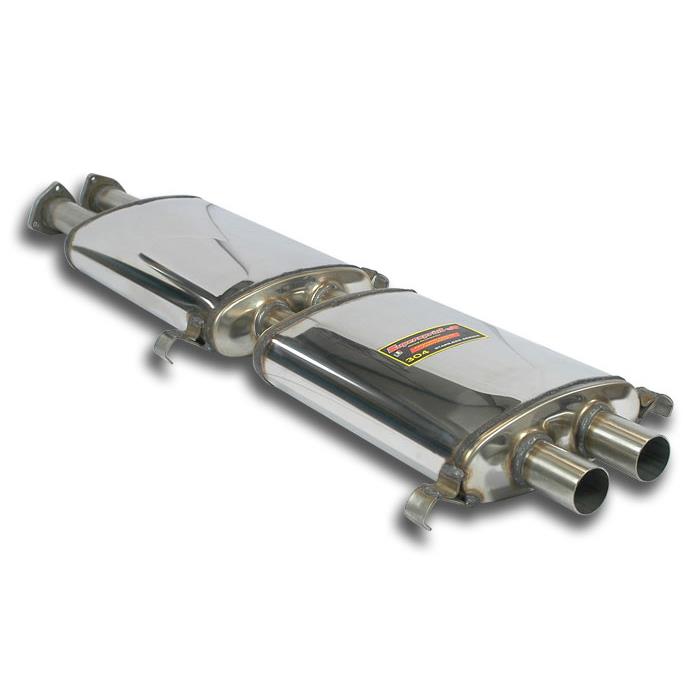 Scarico anteriore + centrale destro (2 Silenziatori)<br>Disponibile su richiesta