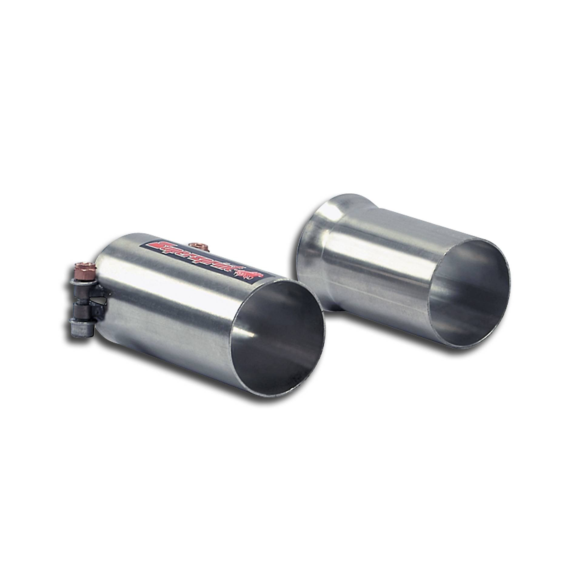 Kit tubi raccordo destro + sinistro per catalizzatore di serie.<br>(mod.passo corto).
